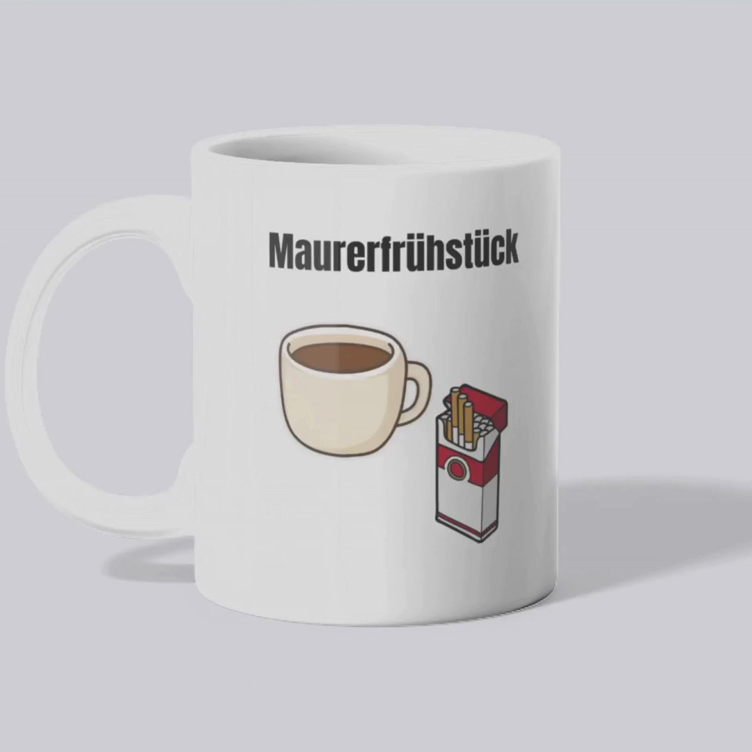 Maurerfrühstück Becher