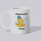Nichtraucher Pause Becher