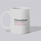 Fliesenleger Becher