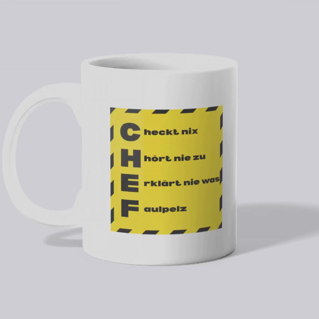 CHEF checkt nix Becher
